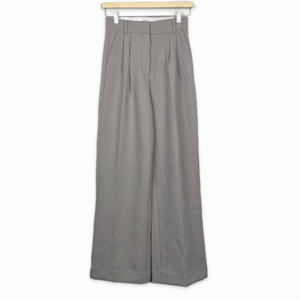 NWT Abercrombie and Fitch A&F Sloane Tailored Wide Leg Pant Size 26 / 2R - Picture 2 of 16